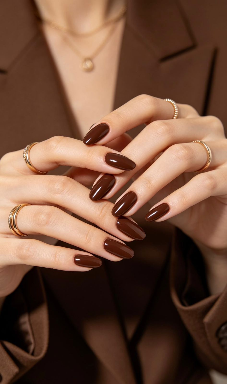 Manicure premium en tono chocolate · The Nails Lounge by Cristina Beauty Designer Arequipa